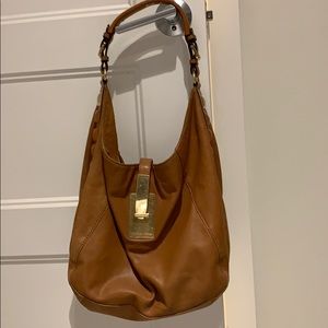 Michael Kors tan leather purse